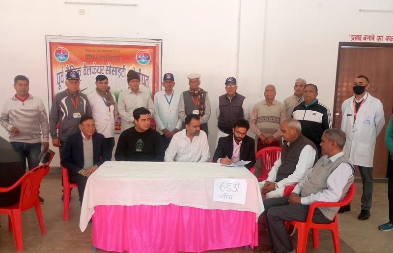 Health checkup camp organized for the needy