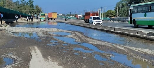 Contaminated water from colonies coming on highway, NHAI writes letter to DC for solution