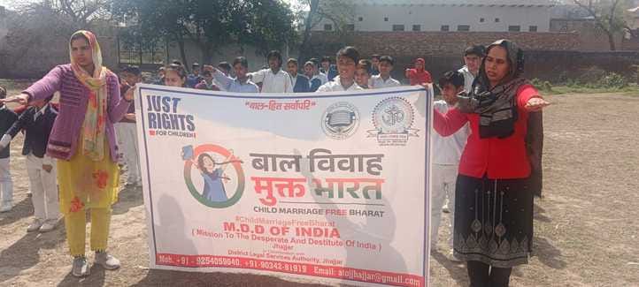 Awareness created for child marriage free India