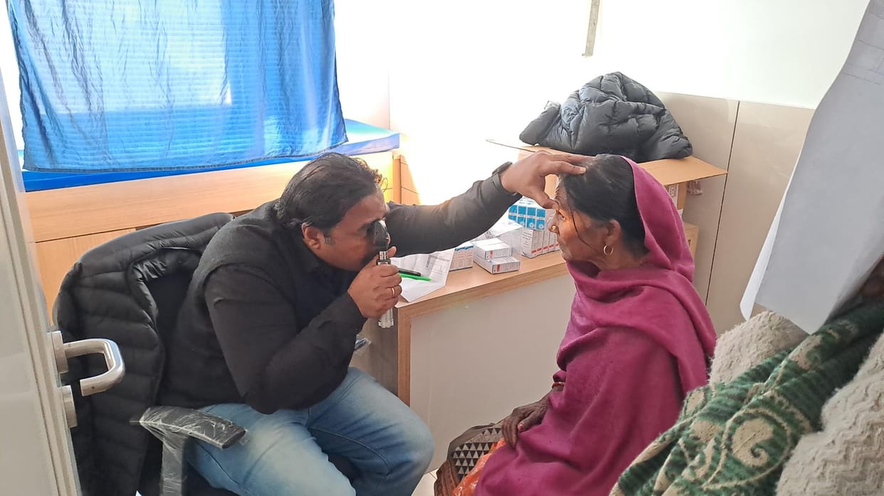 Eye Checkup Camp Organised