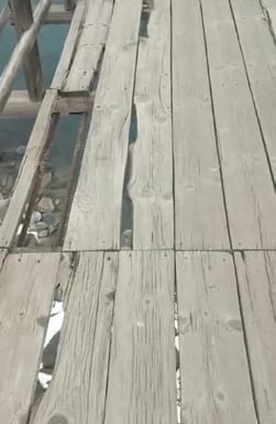 MLA... The planks are rotten, one feels scared while crossing the Ratoli bridge.