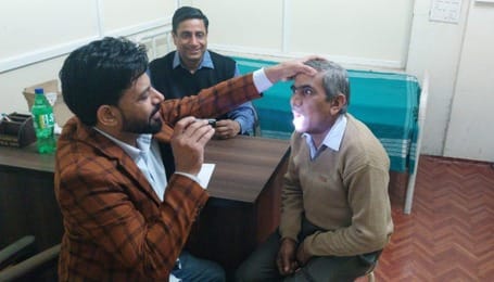 144 patients were treated in the free medical camp