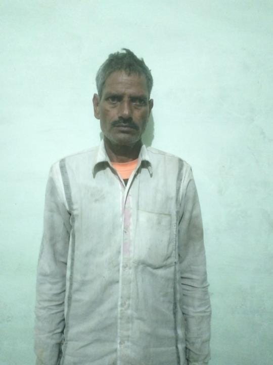 While loading potatoes in the trolley, he touched the high tension line and lost his life