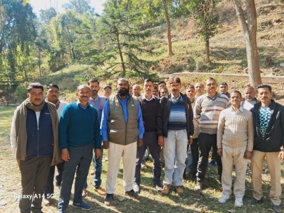 Temporary Employee of water supply department held Meeting