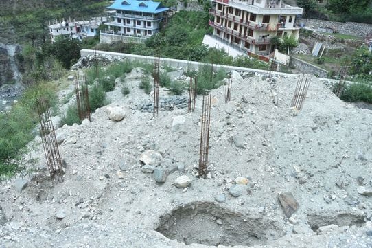 Construction work of tribal building stuck in design in Rampur