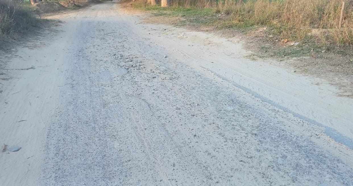 Seven kilometer long road in limbo for four and a half years