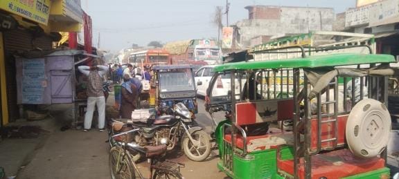 Such is the state of encroachment that the Buddhist circuit has become a street