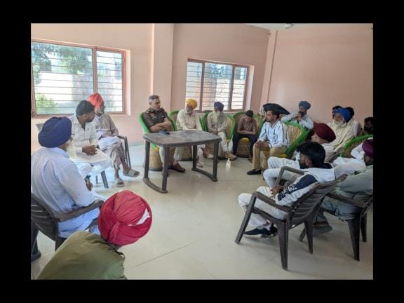 DSP listened to the problems of the villagers