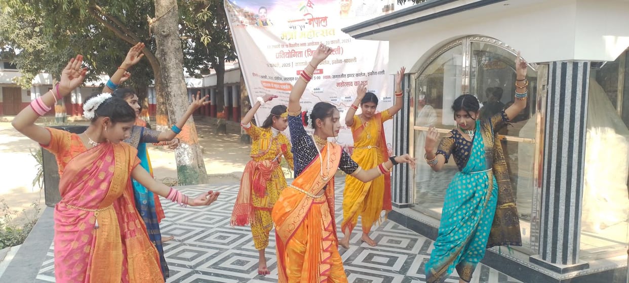 Anjali won in solo dance and Yuvraj won in singing.