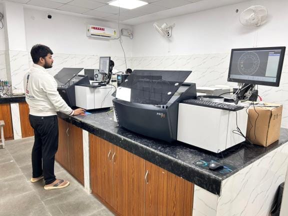 District hospital got two biochemistry machines