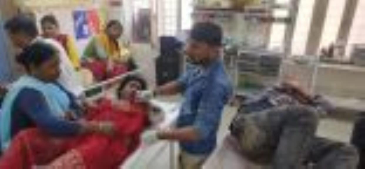 Car collides with parked DCM, five injured