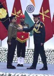 Major Tufail Ahmed of Lucknow decorated with Sena Medal