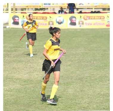 Showing strength in hockey, two players won medals