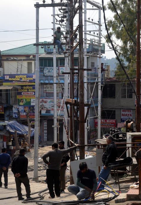 Electricity remained disrupted due to repair of electrical equipment