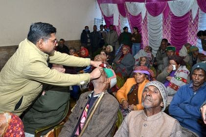 Shri Thakur Satyanarayan Temple Trust organized eye check up camp