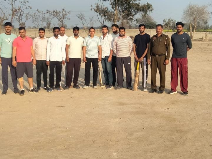 Kabaddi and cricket matches were organized to create awareness against drugs