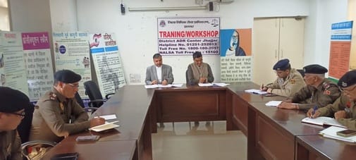 Workshop organized in District ADR Center