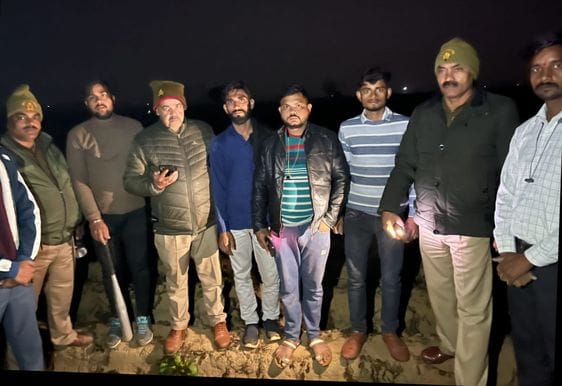 Remains of cattle found in a well, police embroiled in border dispute