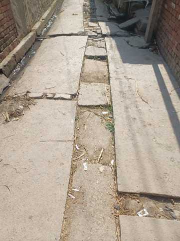 Water did not reach the house, potholes increased the problem