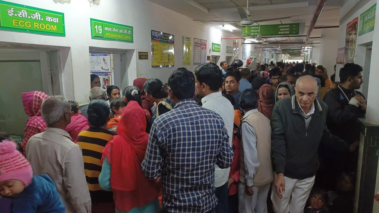 The number of patients is increasing in the OPD of the Pediatrics Department