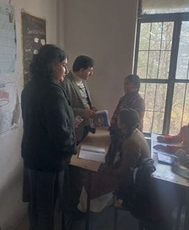 State Education Secretary interacted with students