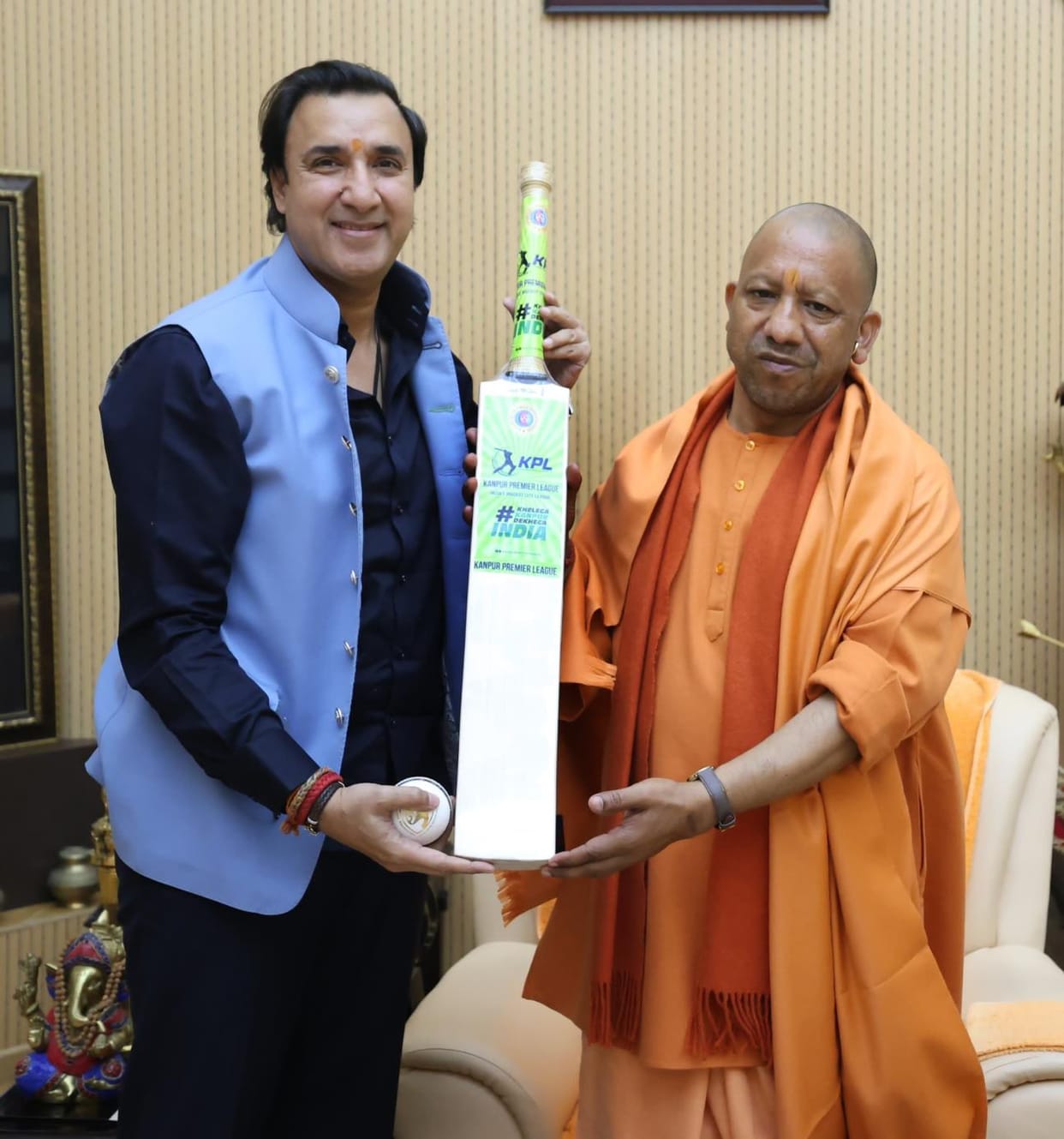 KCA chairman invited Chief Minister Yogi Adityanath for KPL