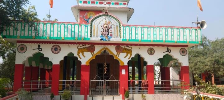 Ancient Mathiya Mata Temple away from the tourism scene at Aastha Center