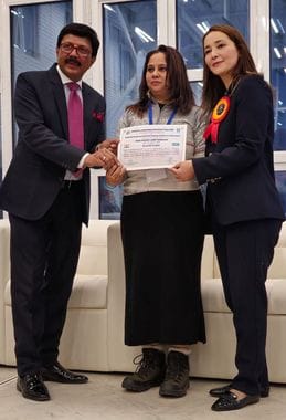 Professor Dr. Rachna Srivastava presented research paper in Kazakhstan
