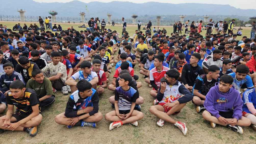 Players showed enthusiasm in the trials for SAI Hostel