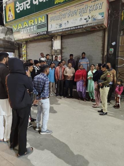 Police informed the general public about the ill effects of drug addiction