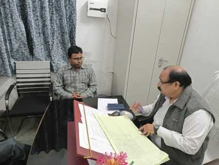 During inspection, employees were found absent at some places and sleeping at other places