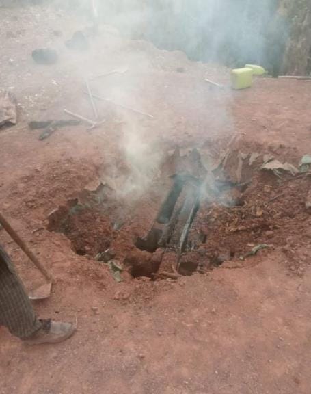 Cattle shed burns to ashes in Khandi Gali of Kotranka, two cattle die