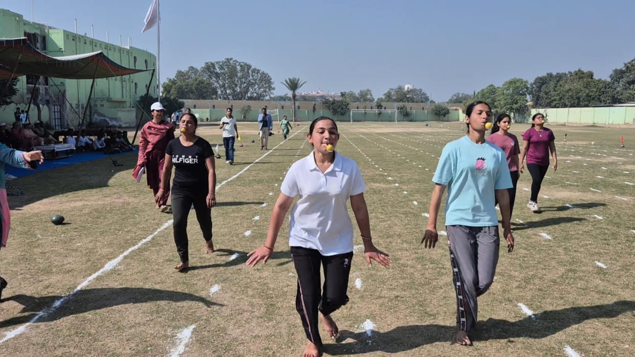 Kaspreet became the best athlete among boys and Pritam Pal Kaur among girls.