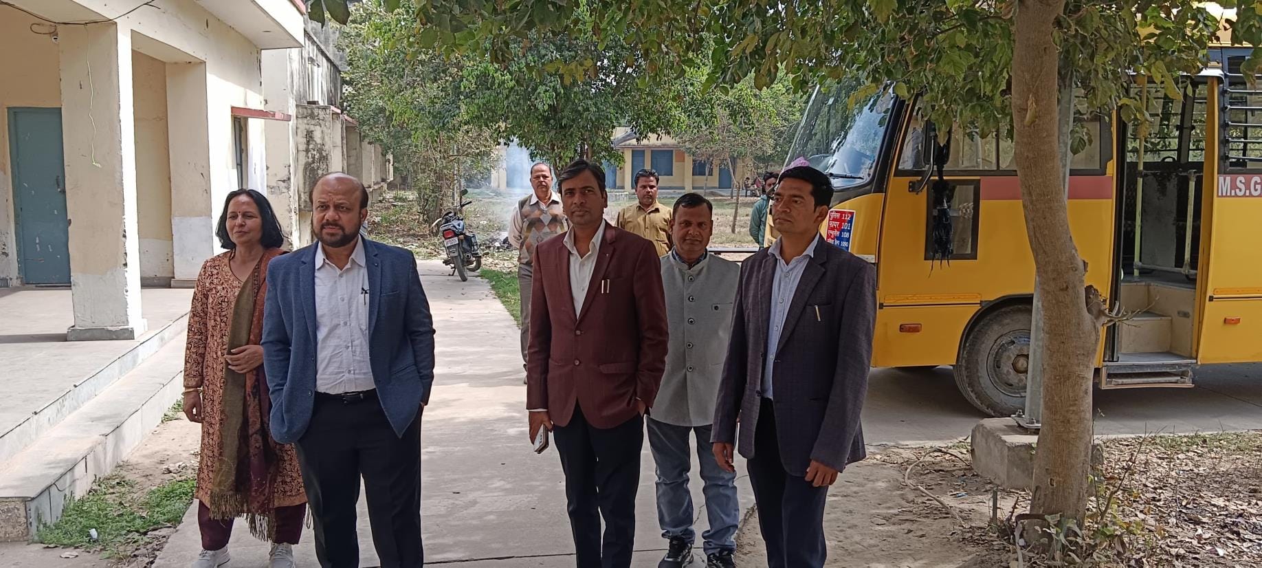 Divisional supervisor saw the preparations for the examination