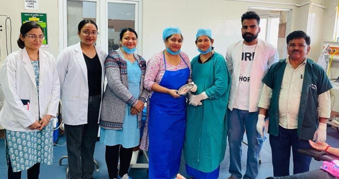 Ovarian lump operation done in Sau Shaiya Hospital
