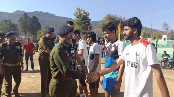 Volleyball tournament starts in District Police Line