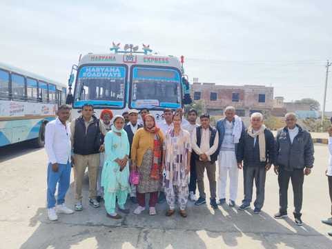 827 devotees traveled from Jind to Prayagraj in 15 days, facility will remain till 26 February