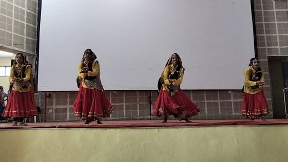 Basant Utsav program held in Government Women's College