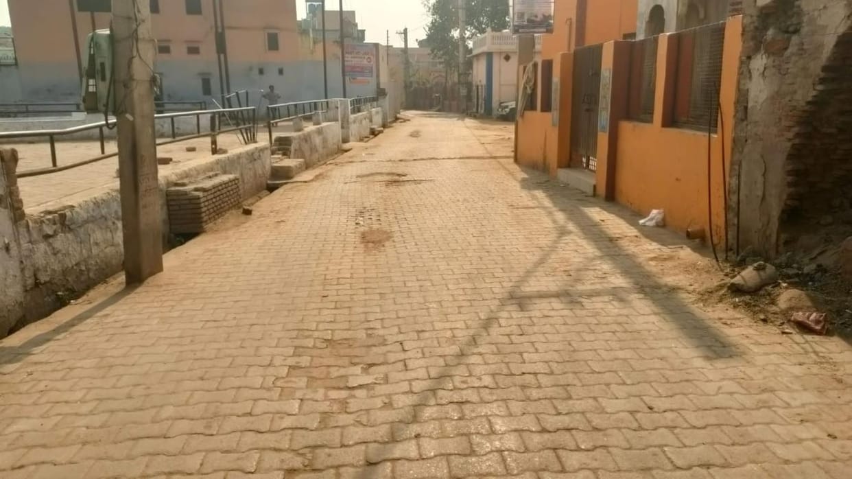 Ramlila Maidan road will be constructed with 66 lakh rupees