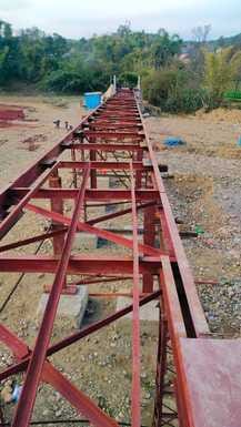 Two overhead foot bridges are being built in Nihar and Gujreda, facility will be available soon