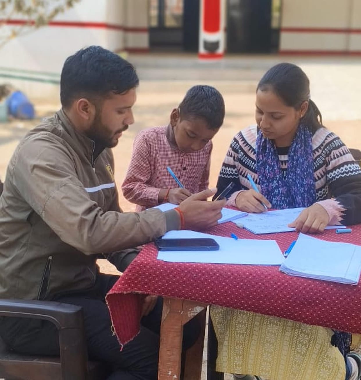 Team returned from composite school without survey
