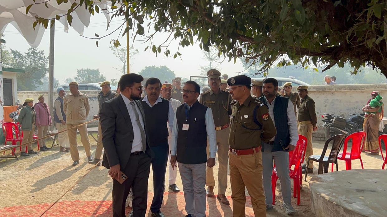 53.13 percent voting took place on the post of head in Parshurampur
