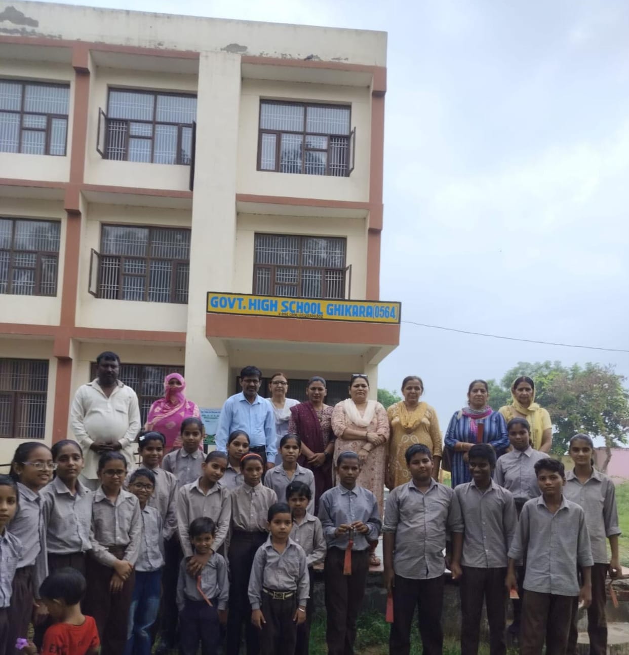 Ghikara Primary School is first in school beautification in Dadri block
