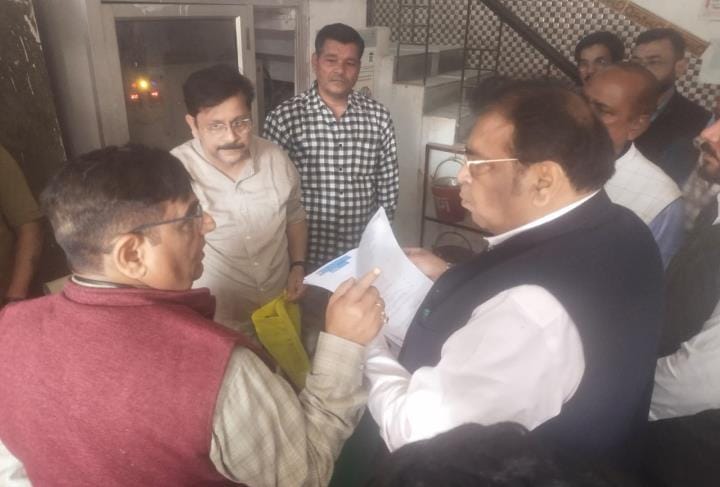 If any outsider is seen in CMO office then action will be taken