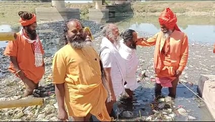 The sages and saints who came to see the plight of mother Shipra