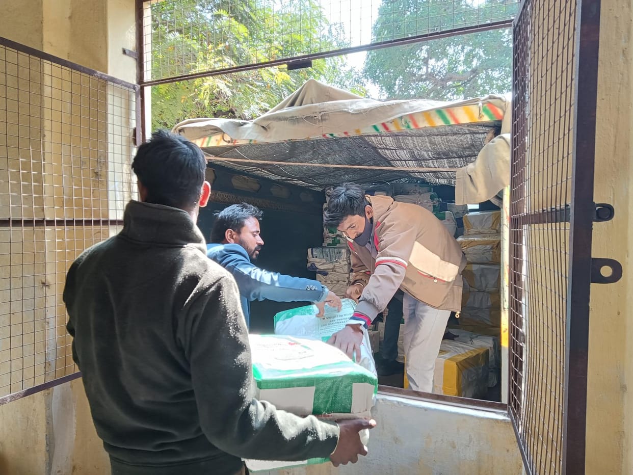 Question papers delivered to centers amid tight security