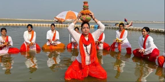 Water yoga controls depression