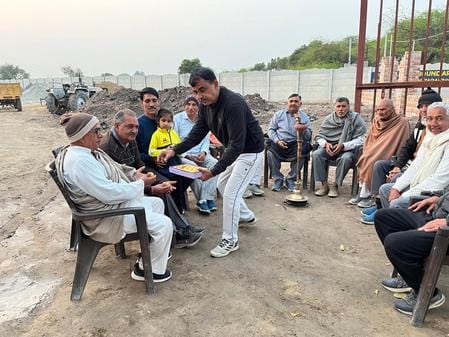 Sweets distributed at maternal home on Pravesh Verma becoming Deputy Chief Minister