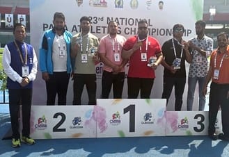 Sagar Lather won gold in shot put and silver in discus throw.