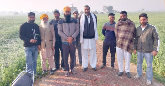 Damage to crops due to rain and hailstorm, cold weather